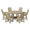 Heritage 7-Piece 60" Pub Counter Set
