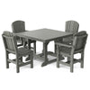 Heritage 5-Piece 44"x44" Dining Set