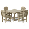 Heritage 5-Piece 44"x44" Dining Set