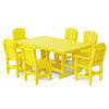 Heritage 7-Piece 44"x72" Dining Set