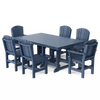 Heritage 7-Piece 44" x 72" Dining Set