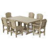 Heritage 7-Piece 44"x72" Dining Set